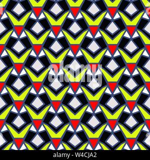 beautiful colored polygons seamless pattern vector illustration Stock Vector