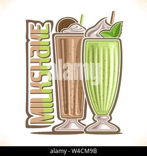 Vector illustration of Milkshake Stock Vector