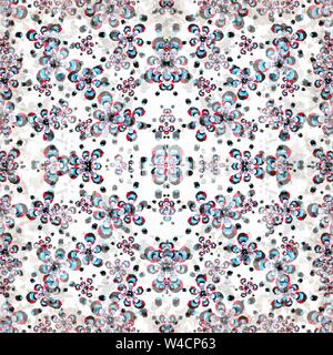 Beautiful abstract flowers on a white background grunge effect vector illustration Stock Vector