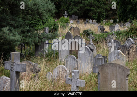 Brompton Cemetery Open Day. One of the ‘Magnificent Seven’ cemeteries in London, England, UK Stock Photo