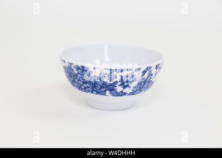 Empty Plastic Bowl , Clipping path , isolated on white - Image Stock Photo