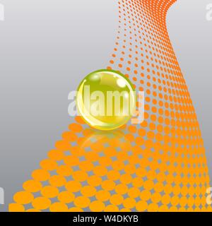 Concept with ball Stock Vector