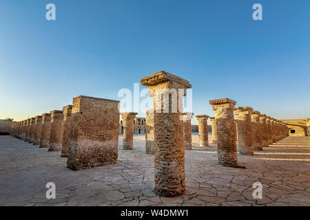 Beautiful images of Historical Old Al-Uqair port in Saudi Arabia. Stock Photo