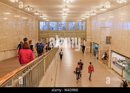 New York City/USA - May 25, 2019  Grand Central Terminal in New York City. Interior of Main Concourse, Entrance Stock Photo
