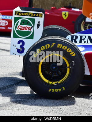 Ted Zorbas, Williams Renault FW19, Goodwood Festival of Speed, Speed Kings, Motorsport's Record Breakers, Festival of Speed, 2019,  Motorsports, autom Stock Photo