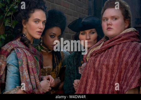 HARLOTS, from left: Kate Fleetwood, Samantha Morton, (Season 3, ep. 303