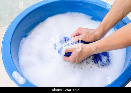 Washing Bras Basin Washing Clothes Hand Stock Photo by ©NantawanPatamarot  586244486