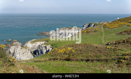 Coast at Bull Point, North Devon, UK Stock Photo