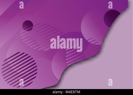 Abstract modern graphic elements. Dynamical colored forms and line. Gradient abstract banners with flowing liquid shapes. Template for the design of a Stock Vector