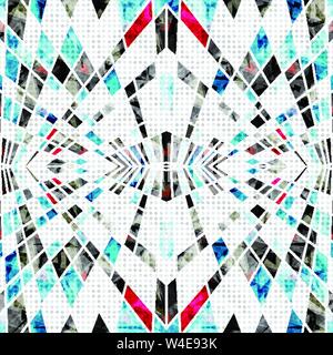 beautiful colored polygons on a white background vector illustration Stock Vector