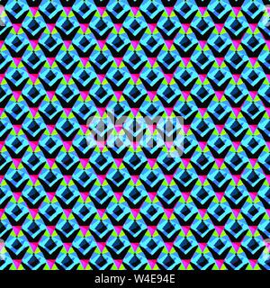 Small colored polygons seamless geometric pattern Stock Vector