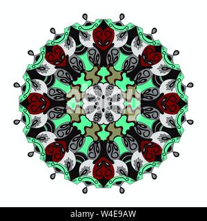 Mandalas collection. Vintage decorative elements Stock Vector