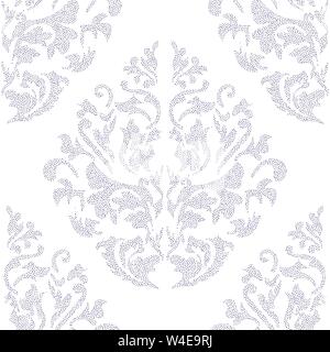 Oriental vector classic colored pattern. Seamless abstract background with repeating elements. Orient background Stock Vector