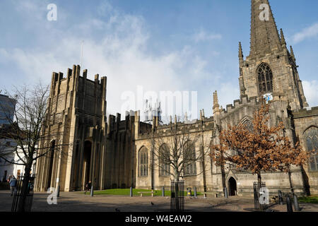 Sheffield Anglican Catherdral - The Cathedral Church of St Peter and St Paul, England UK Stock Photo