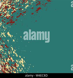 Grunge texture green, yellow and black. Sketch abstract to Create Distressed Effect. Overlay Distress grain colorful design. Stylish modern background Stock Vector