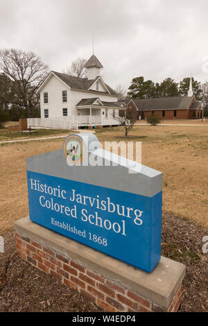 Historic Jarvisburg Colored School North Carolina Stock Photo