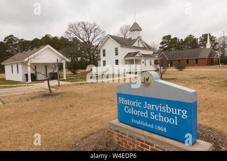 Historic Jarvisburg Colored School North Carolina Stock Photo