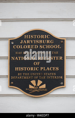 Historic Jarvisburg Colored School North Carolina Stock Photo