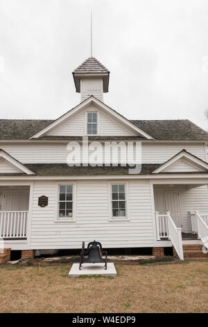 Historic Jarvisburg Colored School North Carolina Stock Photo