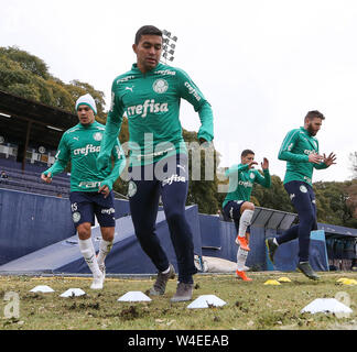 Buenos Aires, Argentina. 22nd July, 2019. Palmeiras, during training, at Bautista Gargantini Stadium, in Mendoza. Credit: Cesar Greco/FotoArena/Alamy Live News Stock Photo