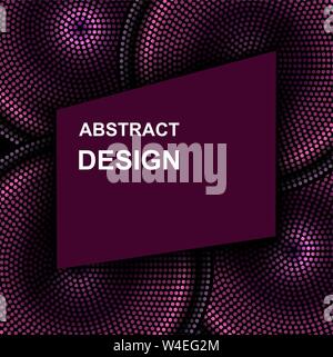 Abstract dotted vector background. Halftone effect Stock Vector