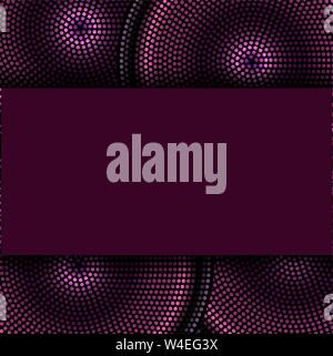 Background with the colored circles in a vector. Stock Vector