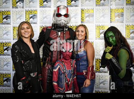 July 21, 2019 - San Diego, CA, U.S - Comic-Con 2019 July 22nd, San Diego CA. (Credit Image: © Dave Safley/ZUMA Wire) Stock Photo