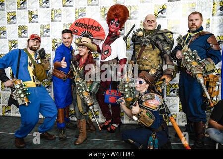 July 21, 2019 - San Diego, CA, U.S - Comic-Con 2019 July 22nd, San Diego CA. (Credit Image: © Dave Safley/ZUMA Wire) Stock Photo