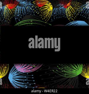 Beautiful abstract illustration with dandelion seamless. Flower seamless pattern Stock Vector