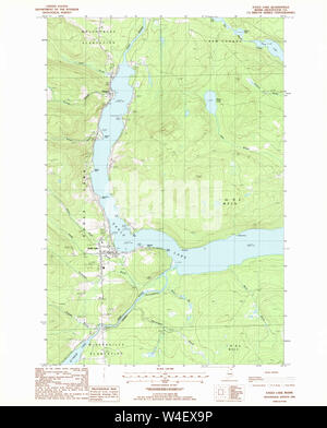 Eagle Lake, Maine, map 1985, 1:24000, United States of America by