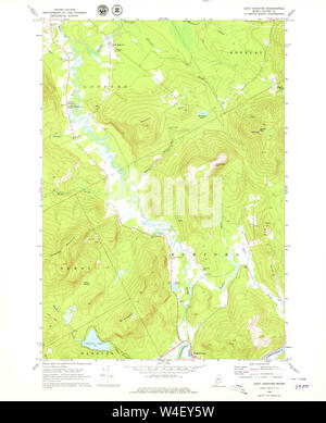 Maine Usgs Historical Map East Andover 460370 1968 24000 Restoration W4ey5w 
