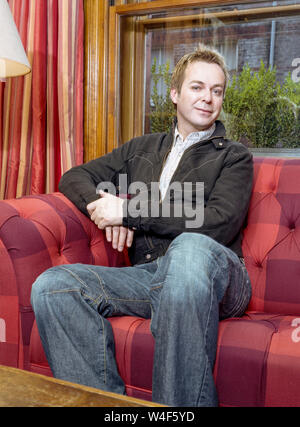 Julian Clary English Comedian photographed the Covent Garden Hotel, London, England, United Kingdom. Stock Photo