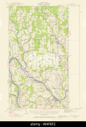 Fort Fairfield, Maine, map 1951, 1:62500, United States of America by ...