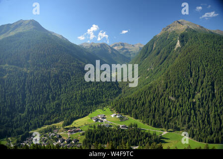 Italy, Alto Adige, Val d'Ultimo, Ultenthal: Saint Gertrude Stock Photo
