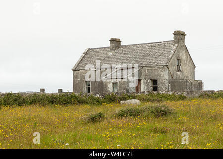 houses on the Aran island of Inishmore Stock Photo