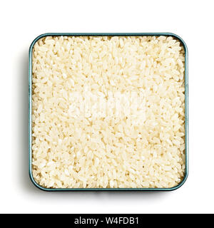 Rice cereal on a white isolated background Stock Photo