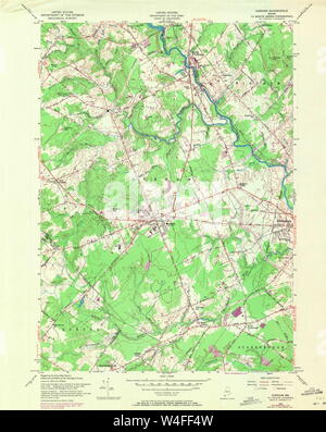 Gorham, Maine, map 1957, 1:24000, United States of America by Timeless ...