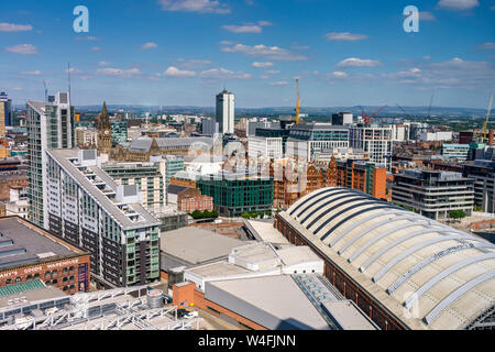 The Great Northern Tower And The Manchester Central Building From The Cloud 23 Bar In The Beetham Tower Manchester England Uk Stock Photo Alamy