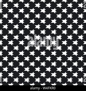 Abstract monochrome background with small angular figures Stock Vector