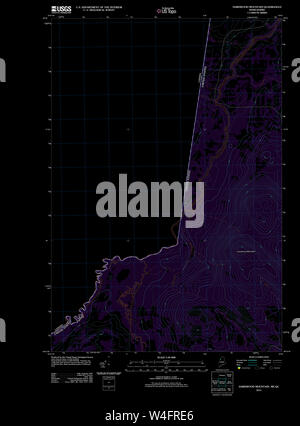 Maine USGS Historical Map Hardwood Mountain 20110906 TM Inversion Restoration Stock Photo