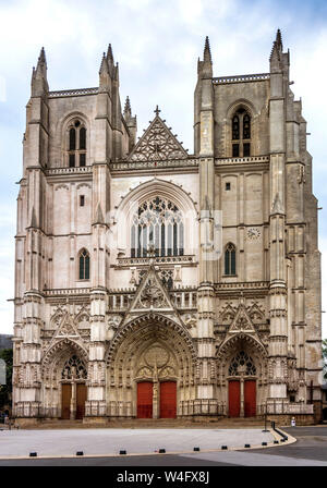 The Cathedral Saint-Pierre of Nantes. Loire-Atlantique. Pays de la Loire. France Stock Photo