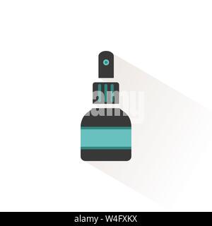 Antiseptic spray icon. Pharmaceutical product symbol. Vector illustration Stock Vector