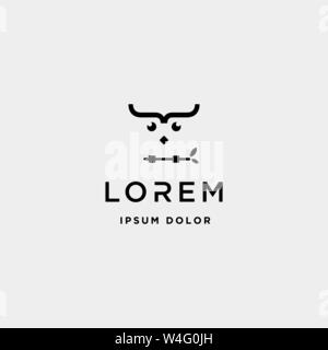 coding owl logo design vector bird coder programmer symbol icon Stock Vector