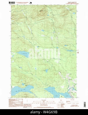 Maine Usgs Historical Map Jackman 105237 1997 24000 Restoration W4g69b 