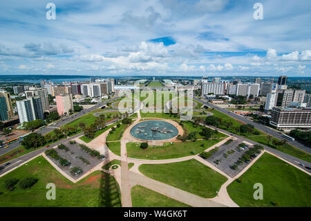 View from the Television Tower over Brasilia, Brazil Stock Photo
