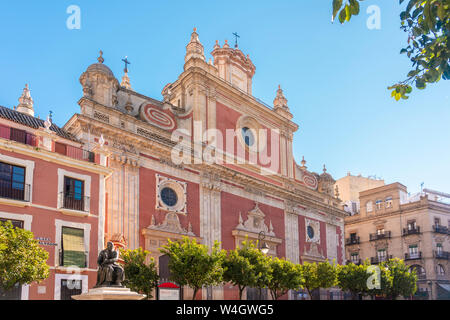 El Divino Salvador church exterior, Seville, Spain Stock Photo