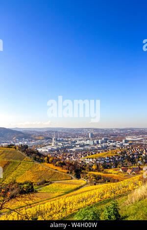 View over Stuttgart, Germany Stock Photo