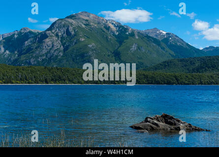 Beautiful mountain lake in the Los Alerces National Park, Chubut, Argentina, South America Stock Photo