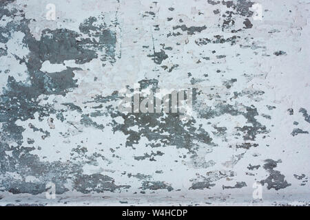 White grunge stucco background with gray cement Stock Photo