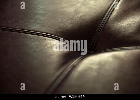 leather cushion Stock Photo